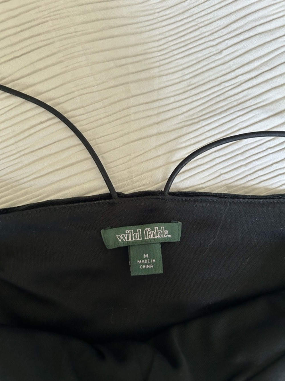 wild fable Black Spaghetti-Strap Camisole